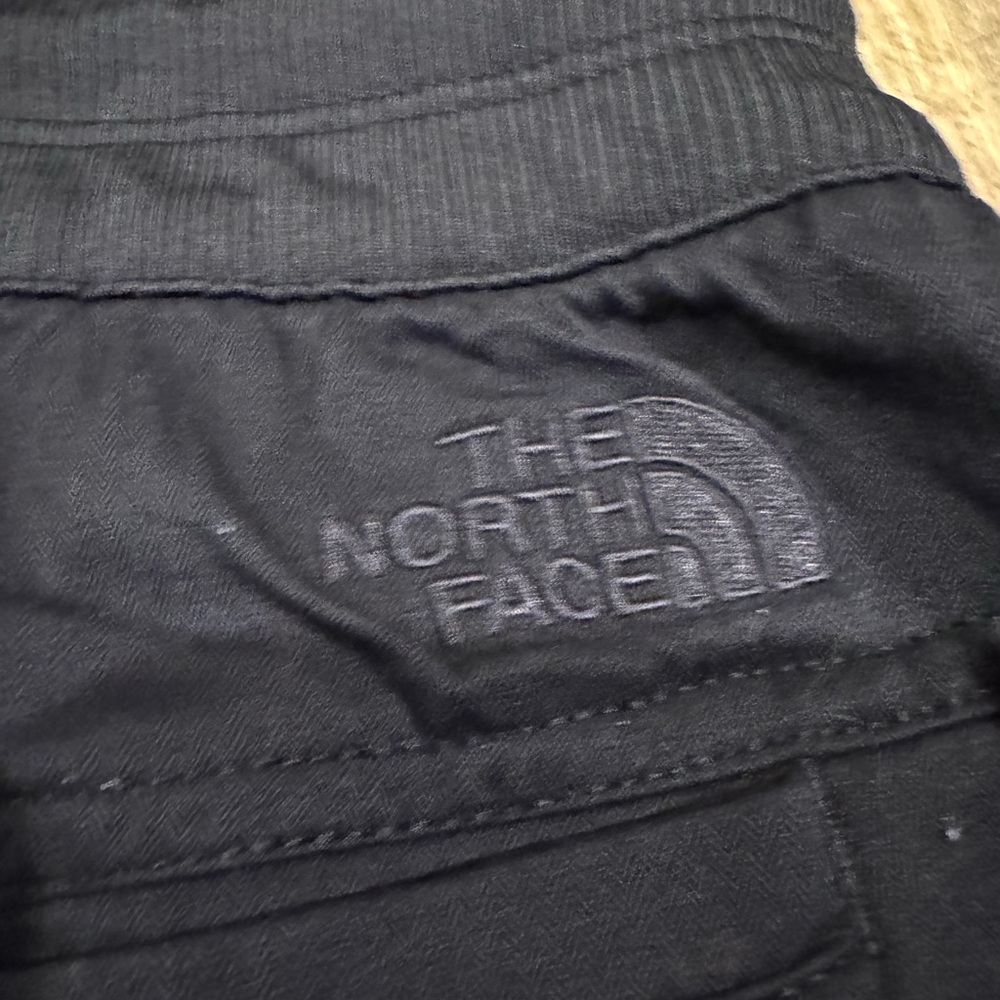 The North Face Cropped Pants Womens XS Black Sweat Drawstring Pockets - Picture 5 of 5